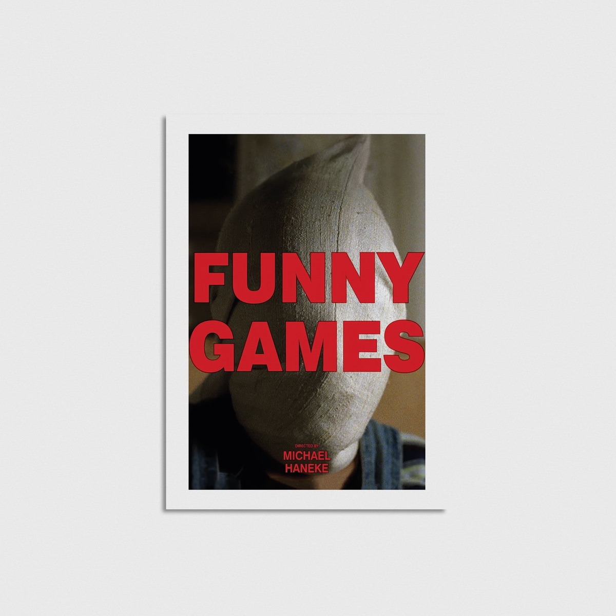 Funny Games film posteri, çerçevesiz poster