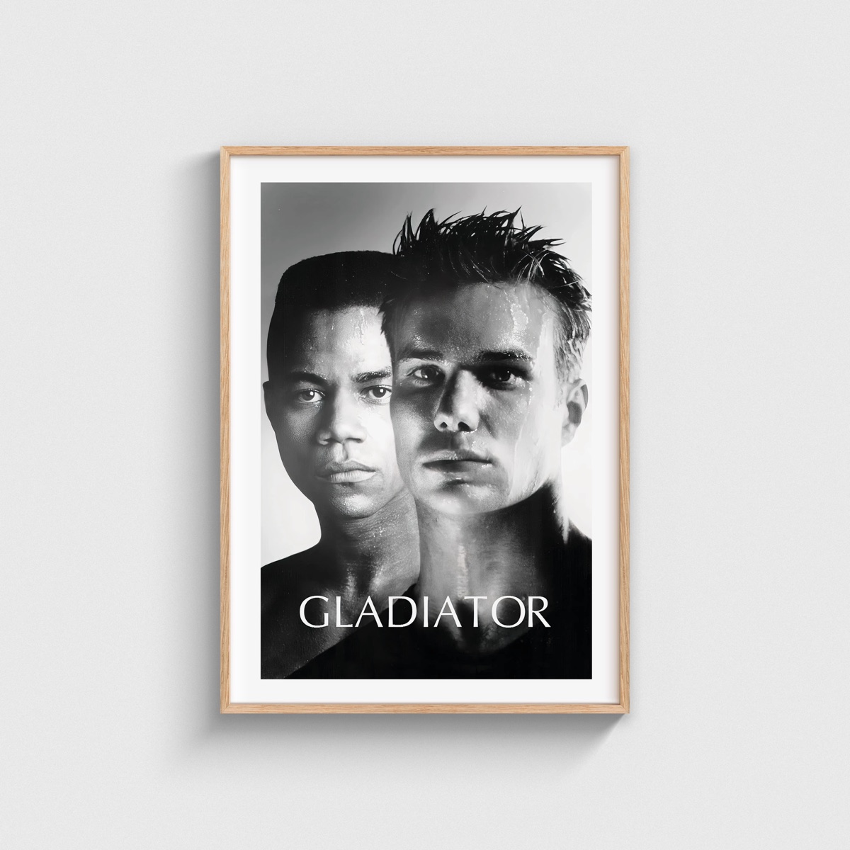 Gladiator (1992) film posteri, ahşap çerçeveli tablo