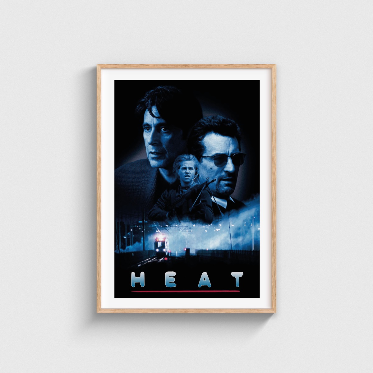 Heat film posteri, ahşap çerçeveli tablo