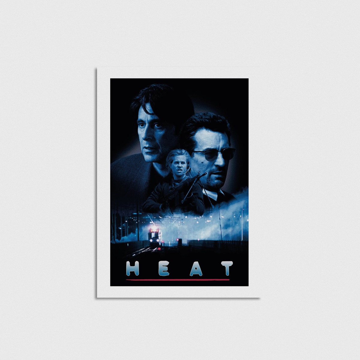 Heat film posteri, çerçevesiz poster