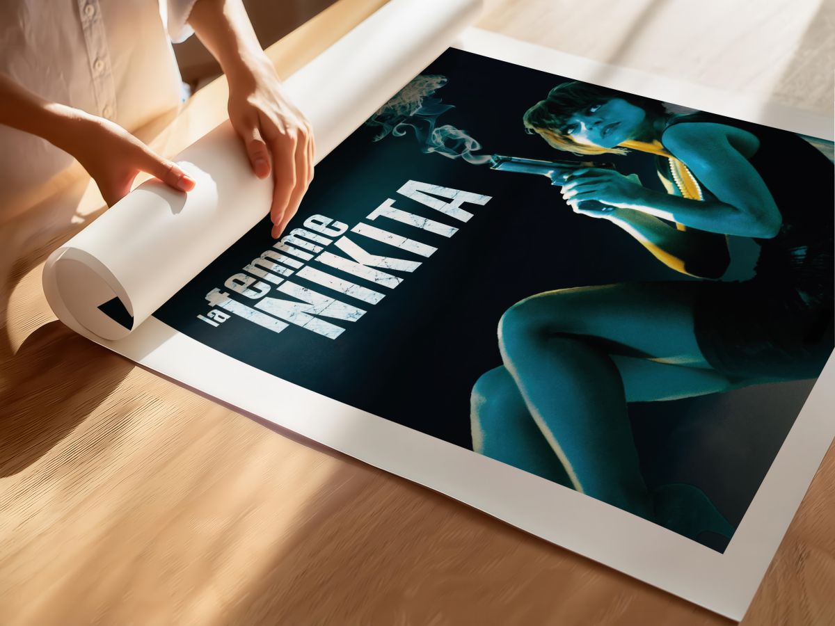 La Femme Nikita (1990) Film Posteri, rulo yapılmış çerçevesiz poster