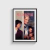 Mrs. Doubtfire film posteri, siyah çerçeveli tablo