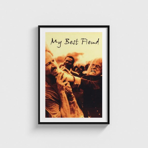 My Best Fiend film posteri, siyah çerçeveli tablo