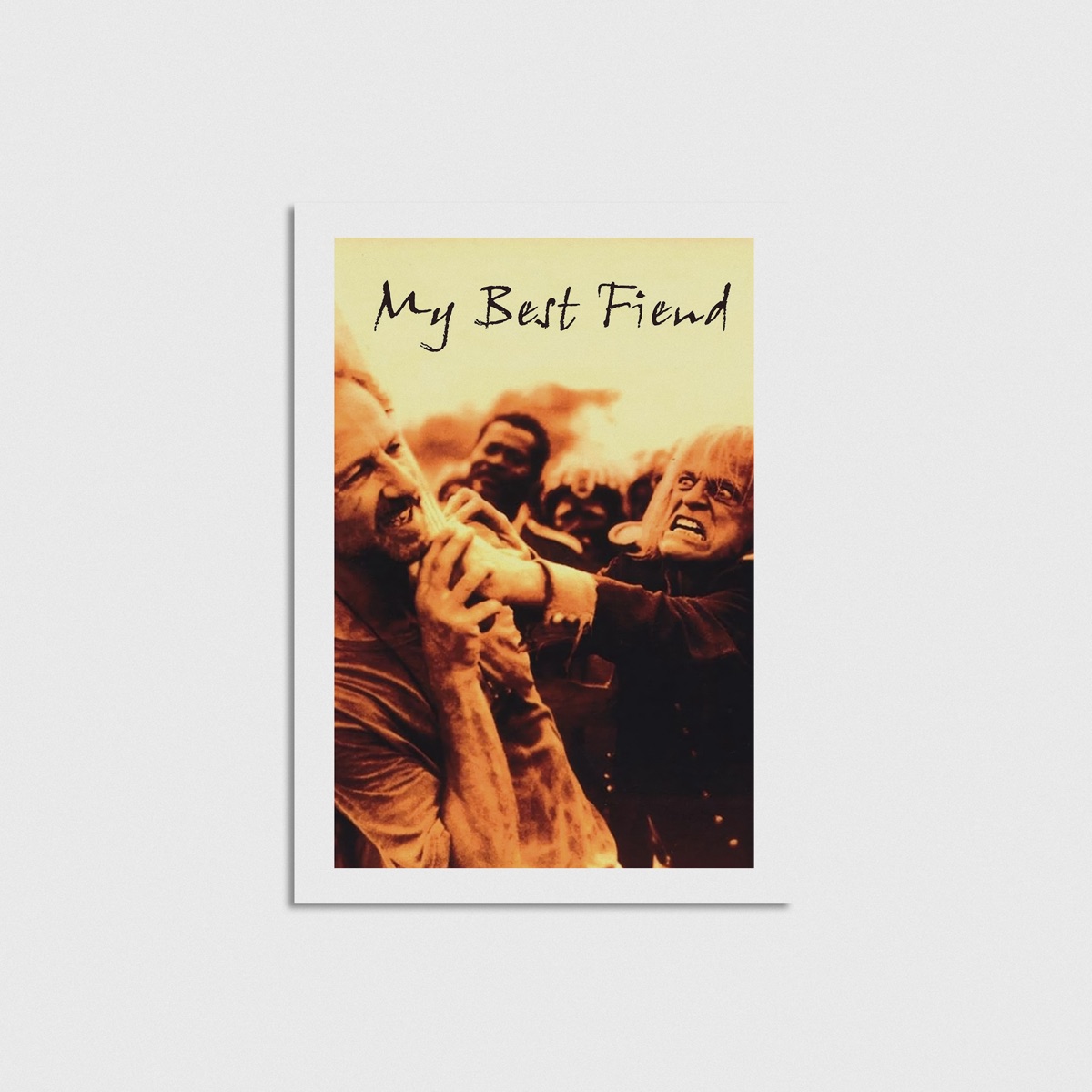 My Best Fiend film posteri, çerçevesiz poster