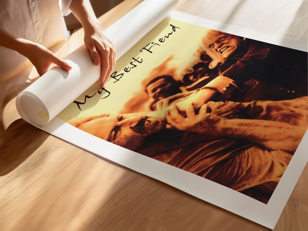 My Best Fiend (1999) Film Posteri, rulo yapılmış çerçevesiz poster