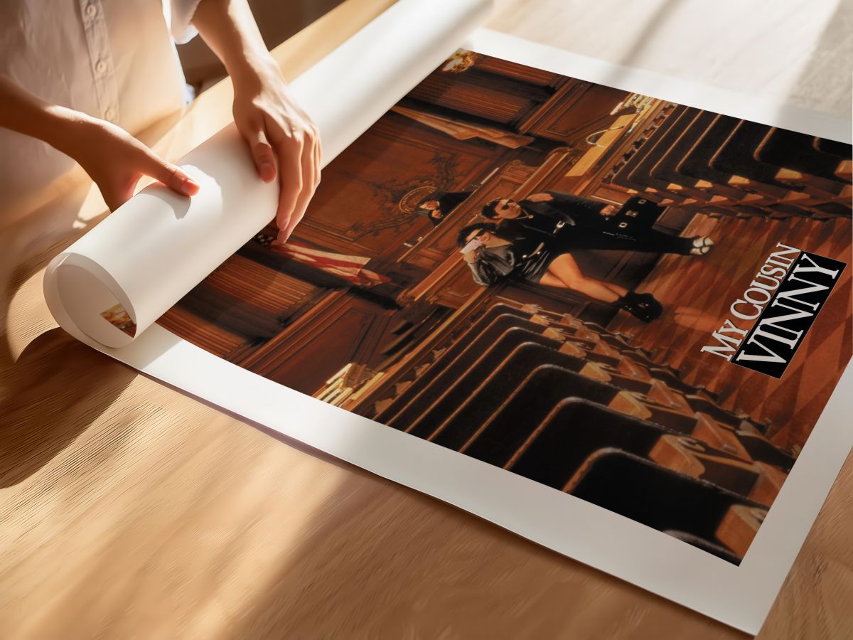 My Cousin Vinny (1992) Film Posteri, rulo yapılmış çerçevesiz poster