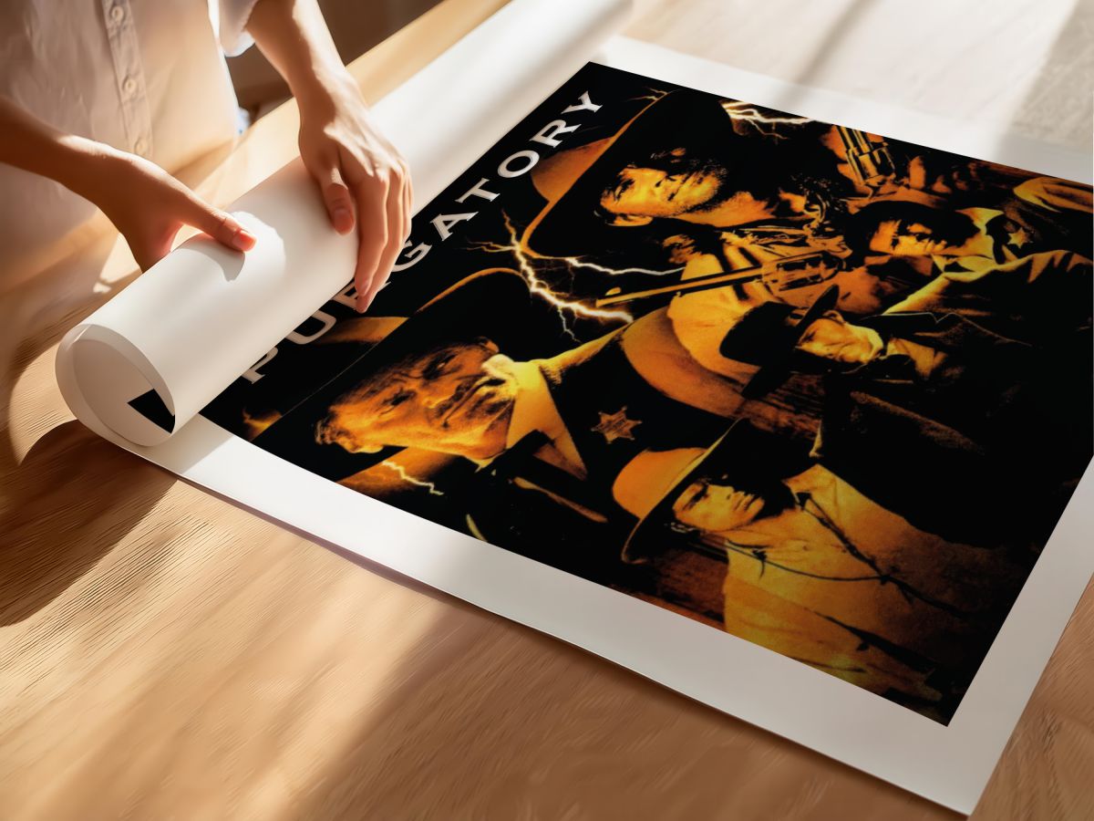 Purgatory (1999) Film Posteri, rulo yapılmış çerçevesiz poster