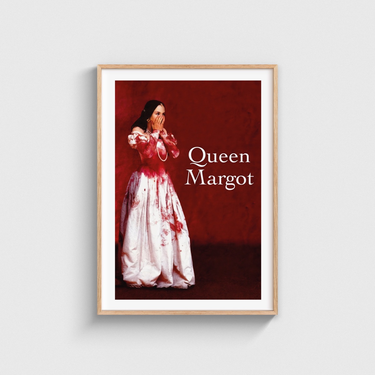 Queen Margot film posteri, ahşap çerçeveli tablo