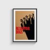 Reservoir Dogs film posteri, siyah çerçeveli tablo