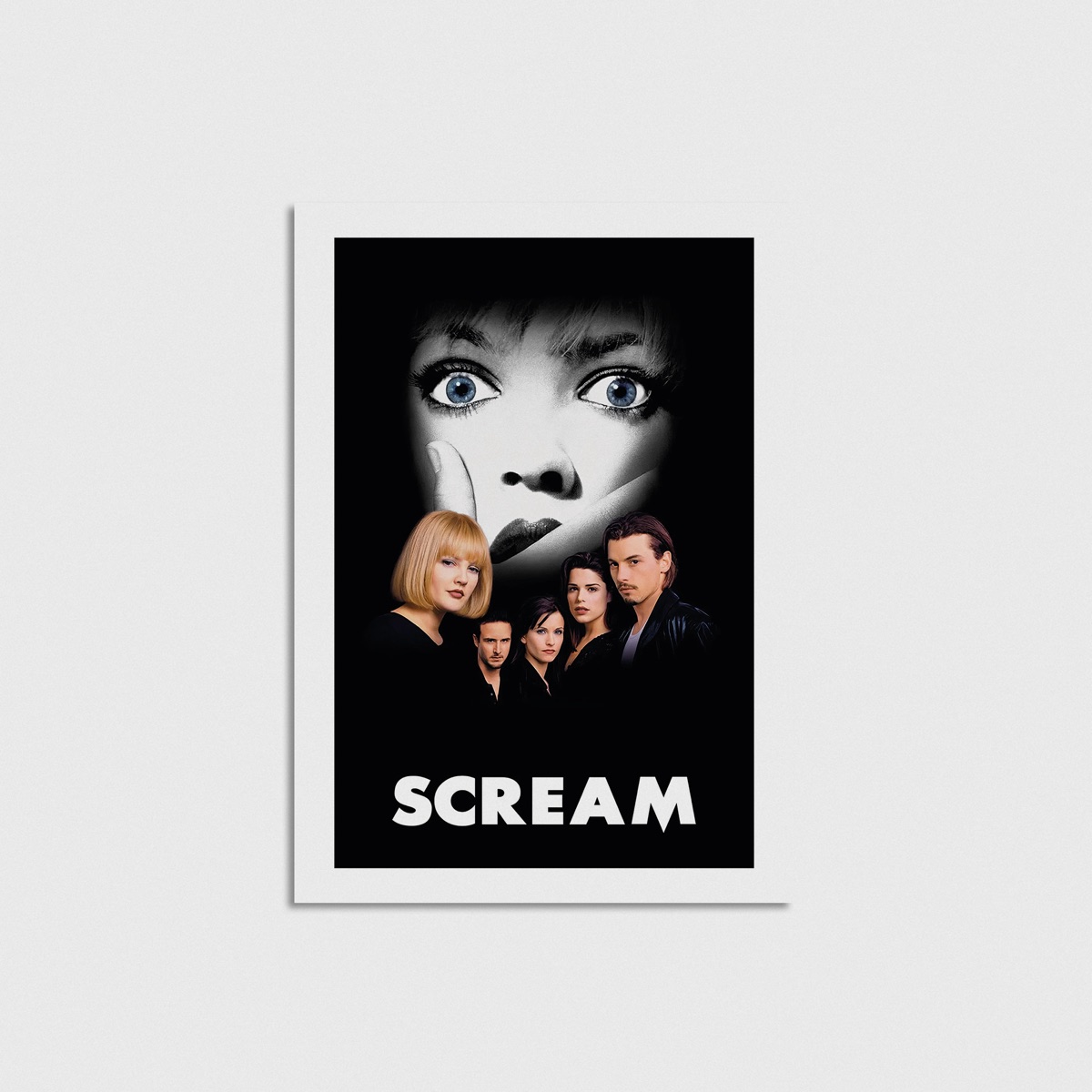 Scream film posteri, çerçevesiz poster
