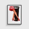 Shall We Dance film posteri, siyah çerçeveli tablo