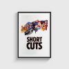 Short Cuts film posteri, siyah çerçeveli tablo