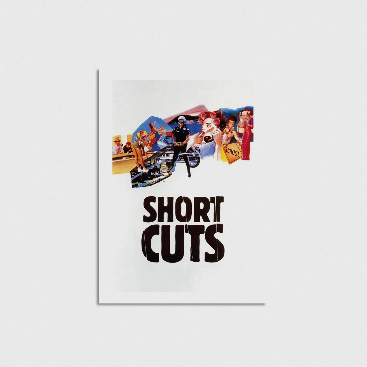Short Cuts film posteri, çerçevesiz poster