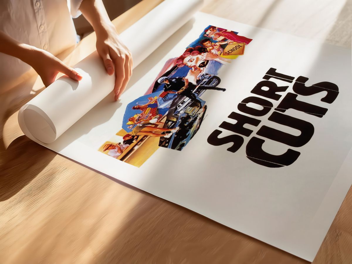 Short Cuts (1993) Film Posteri, rulo yapılmış çerçevesiz poster