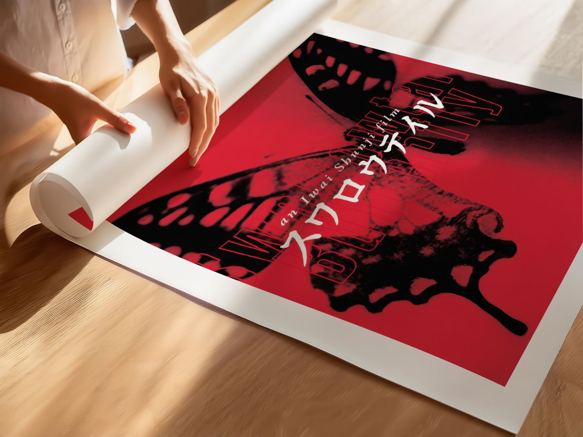 Swallowtail Butterfly (1996) Film Posteri, rulo yapılmış çerçevesiz poster