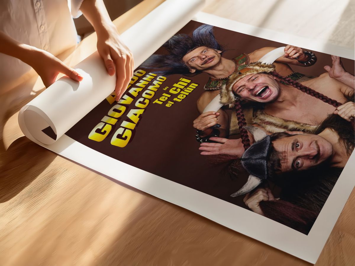 Tel chi el telùn (1999) Film Posteri, rulo yapılmış çerçevesiz poster