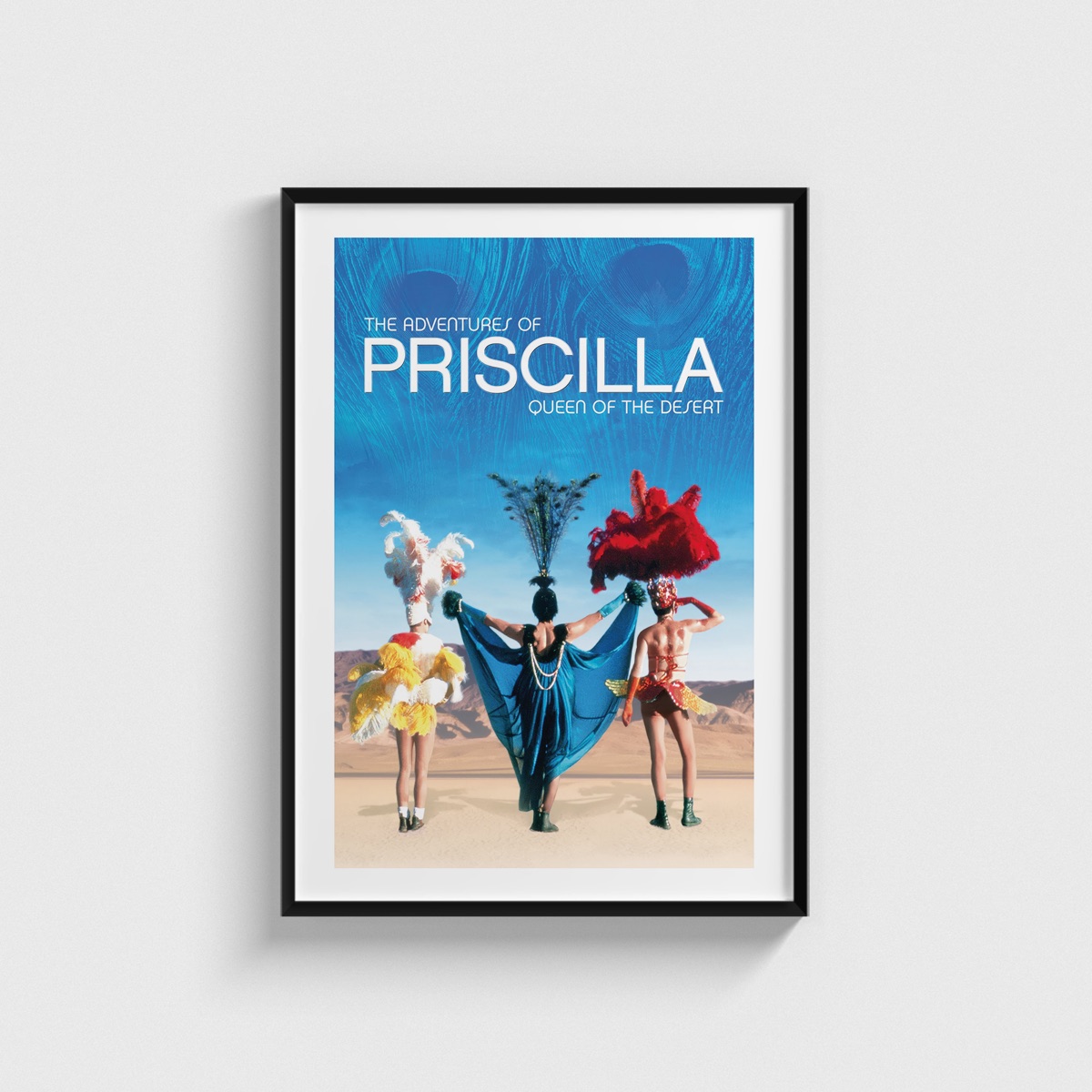 The Adventures of Priscilla, Queen of the Desert film posteri, siyah çerçeveli tablo