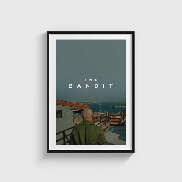The Bandit film posteri, siyah çerçeveli tablo