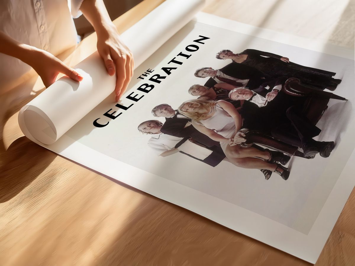 The Celebration (1998) Film Posteri, rulo yapılmış çerçevesiz poster