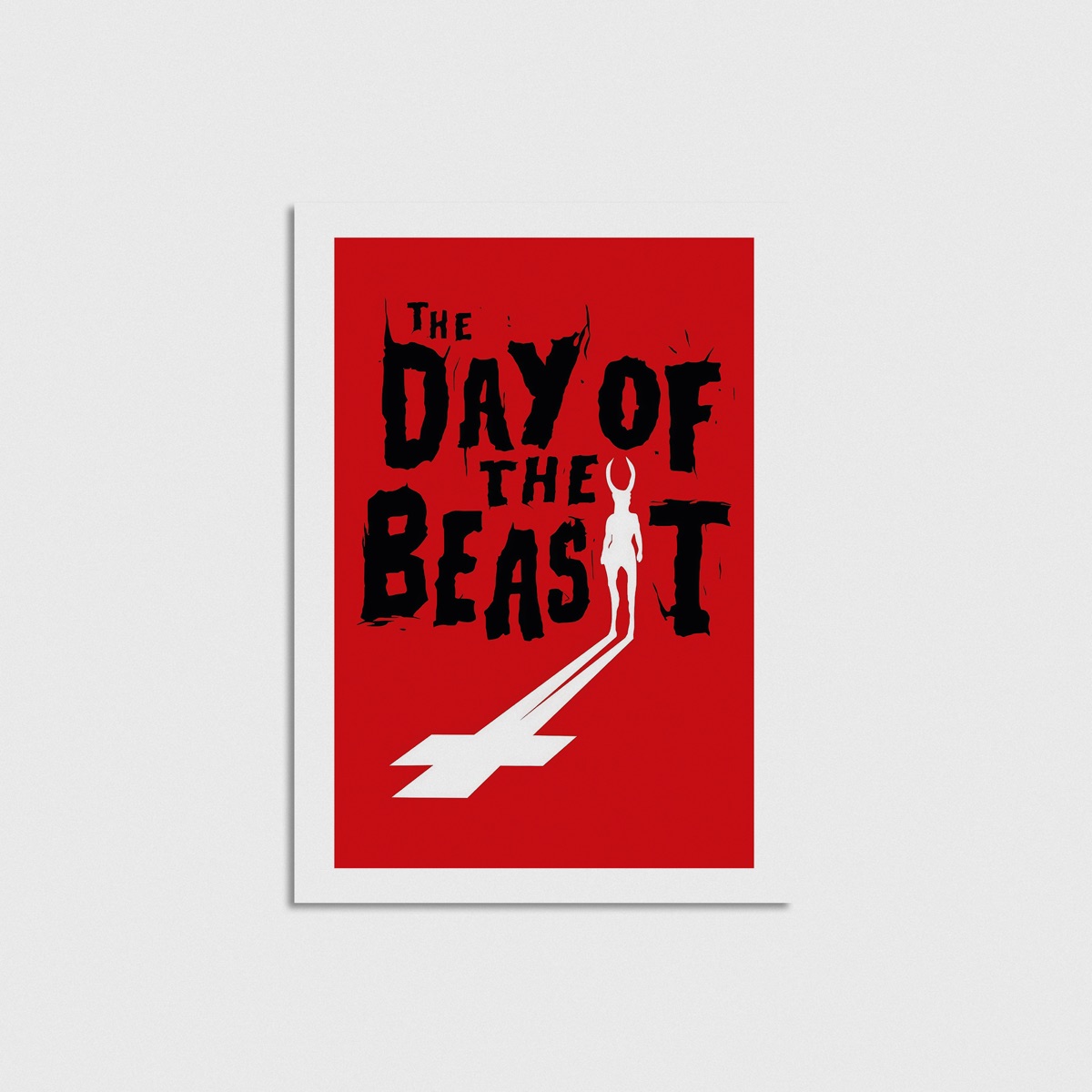 The Day of the Beast film posteri, çerçevesiz poster