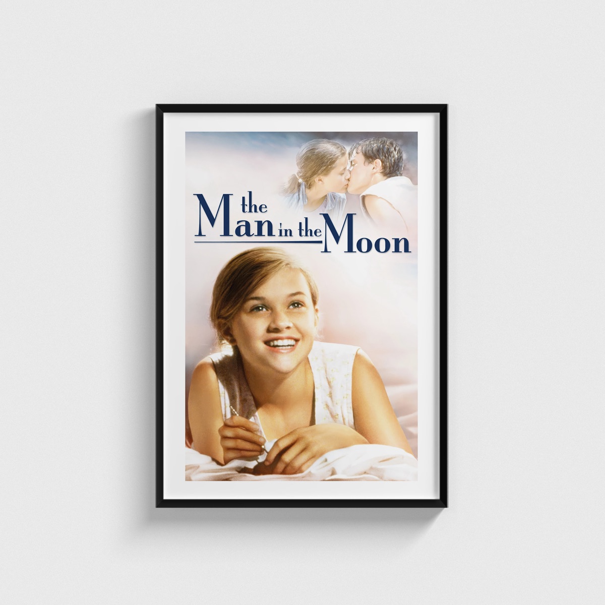 The Man in the Moon film posteri, siyah çerçeveli tablo