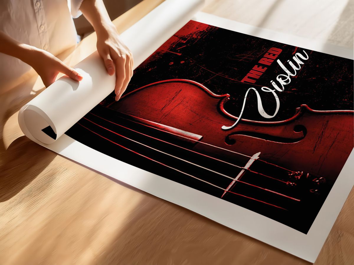 The Red Violin (1998) Film Posteri, rulo yapılmış çerçevesiz poster