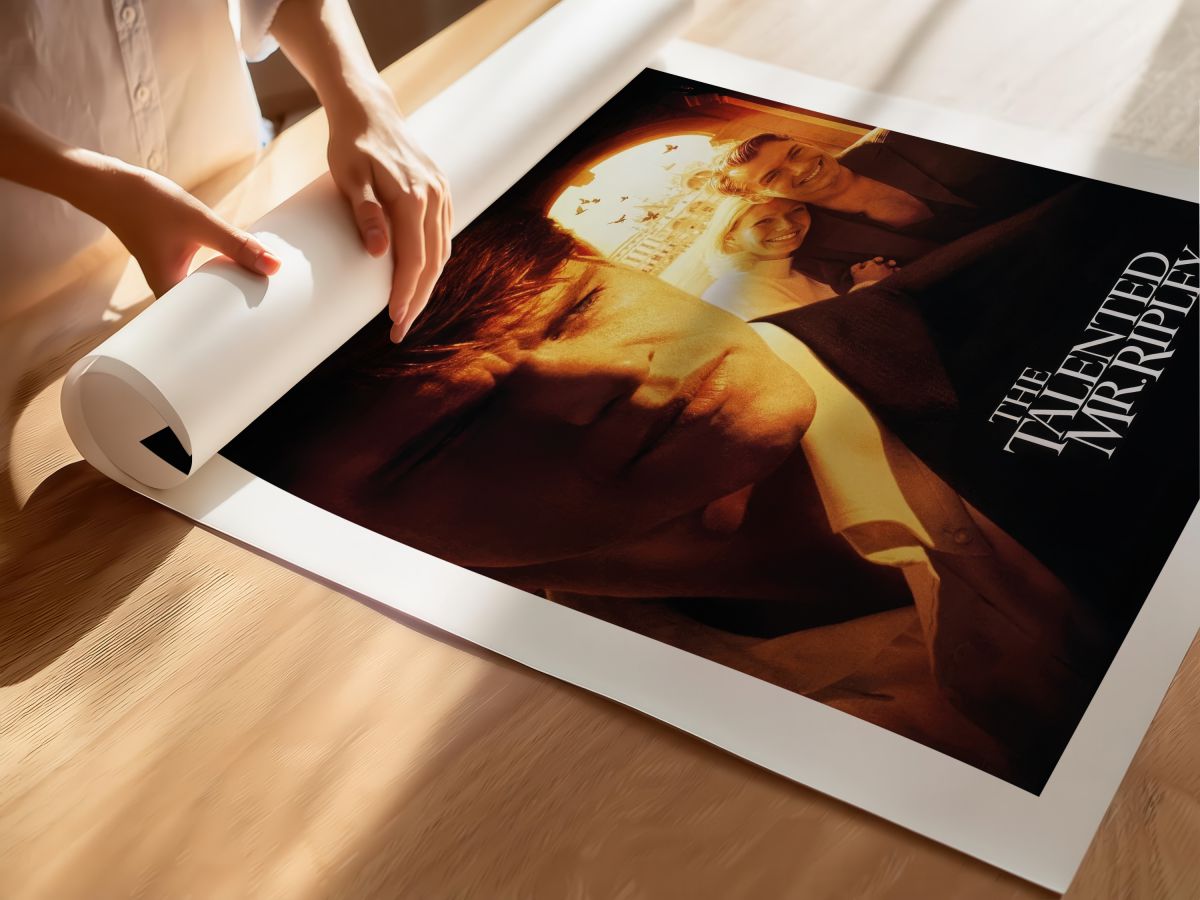 The Talented Mr. Ripley (1999) Film Posteri, rulo yapılmış çerçevesiz poster