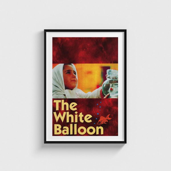 The White Balloon film posteri, siyah çerçeveli tablo