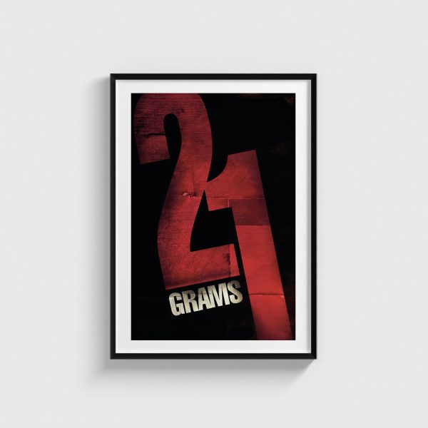 21 Grams film posteri, siyah çerçeveli tablo