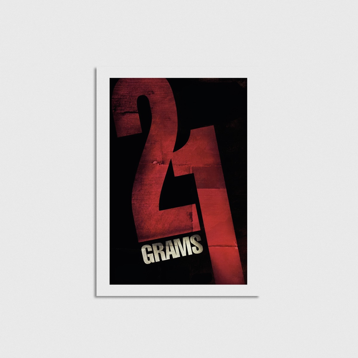 21 Grams film posteri, çerçevesiz poster