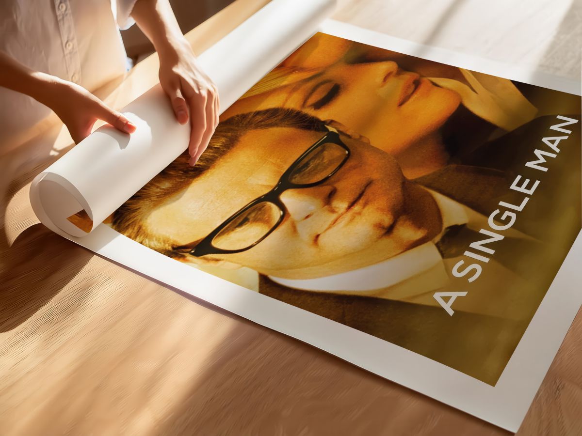 A Single Man (2009) Film Posteri, rulo yapılmış çerçevesiz poster