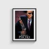 American Psycho film posteri, siyah çerçeveli tablo