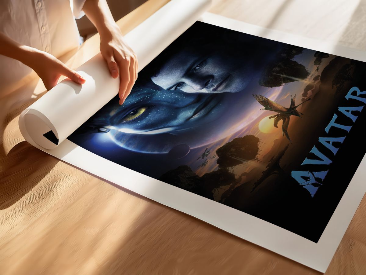 Avatar (2009) Film Posteri, rulo yapılmış çerçevesiz poster