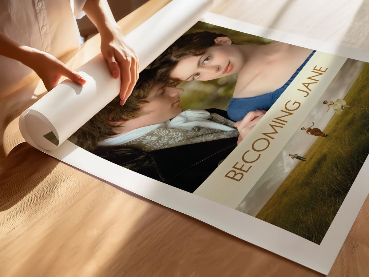 Becoming Jane (2007) Film Posteri, rulo yapılmış çerçevesiz poster