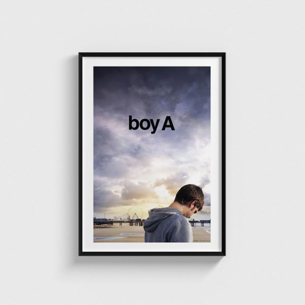 Boy A film posteri, siyah çerçeveli tablo