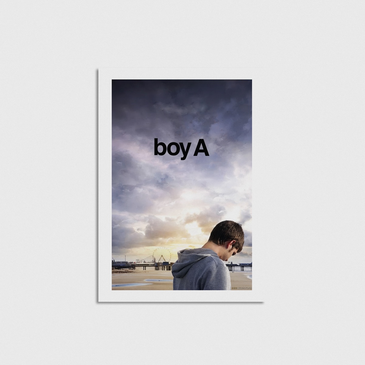 Boy A film posteri, çerçevesiz poster