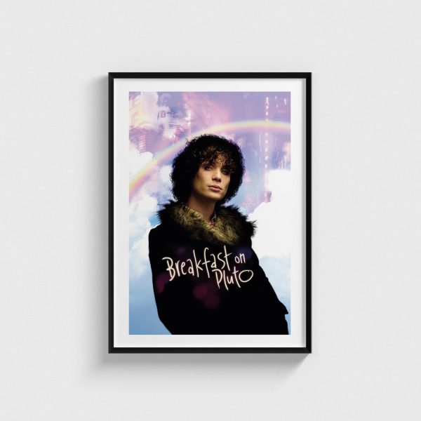 Breakfast on Pluto film posteri, siyah çerçeveli tablo
