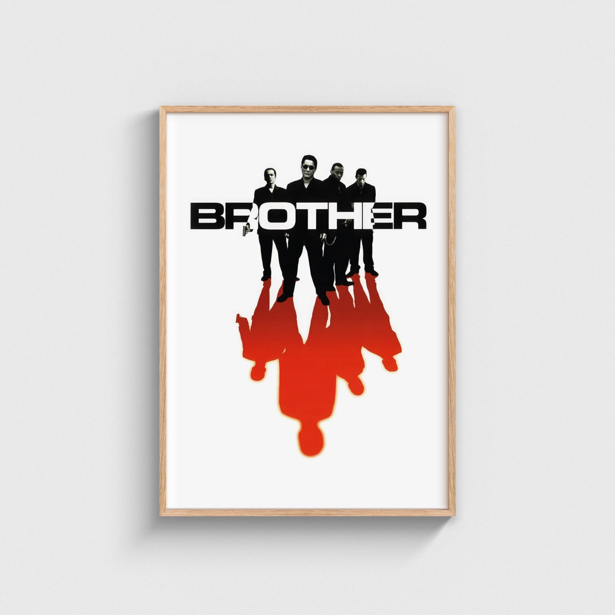 Brother film posteri, ahşap çerçeveli tablo