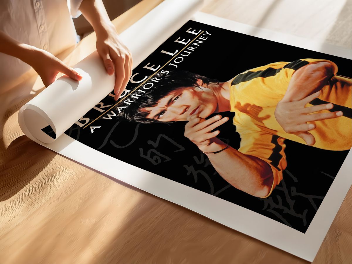 Bruce Lee: A Warrior’s Journey (2000) Film Posteri, rulo yapılmış çerçevesiz poster