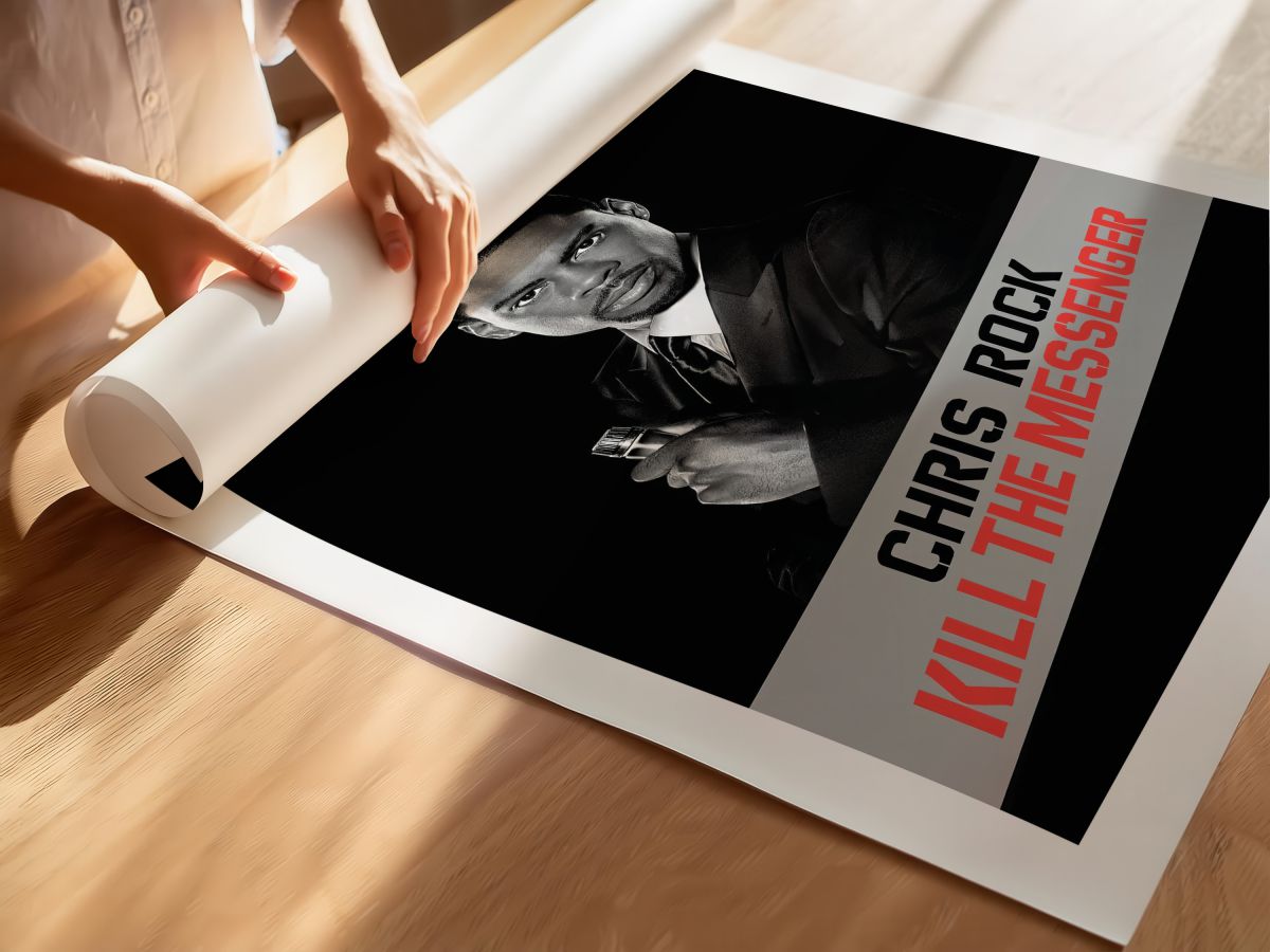Chris Rock: Kill the Messenger (2008) Film Posteri, rulo yapılmış çerçevesiz poster