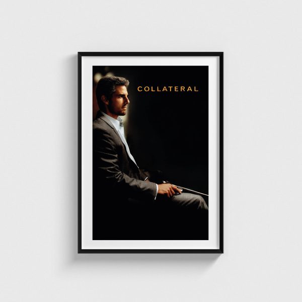 Collateral film posteri, siyah çerçeveli tablo
