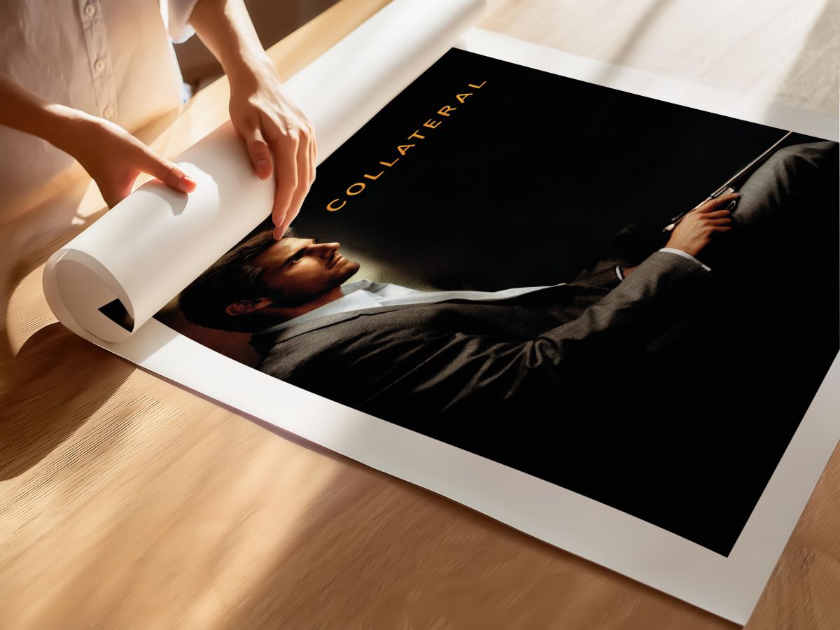 Collateral (2004) Film Posteri, rulo yapılmış çerçevesiz poster