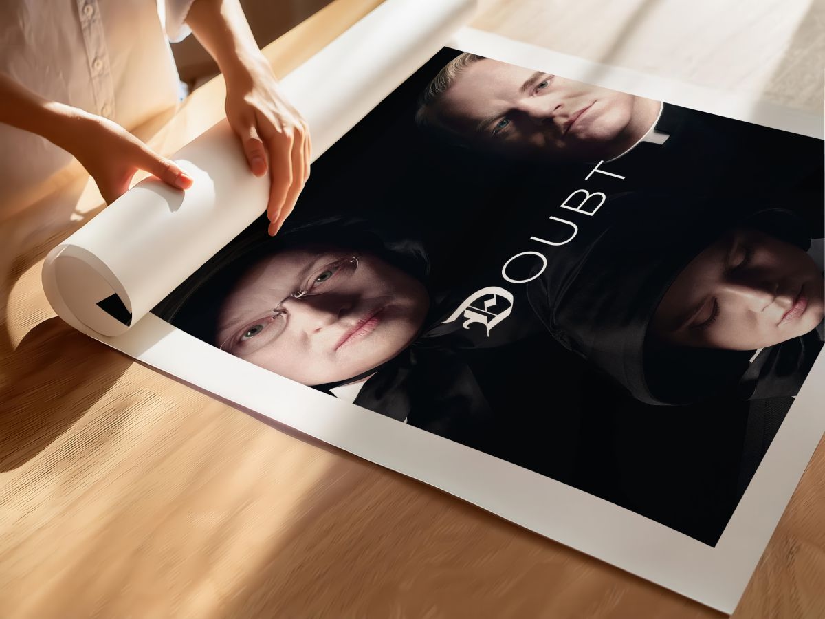 Doubt (2008) Film Posteri, rulo yapılmış çerçevesiz poster