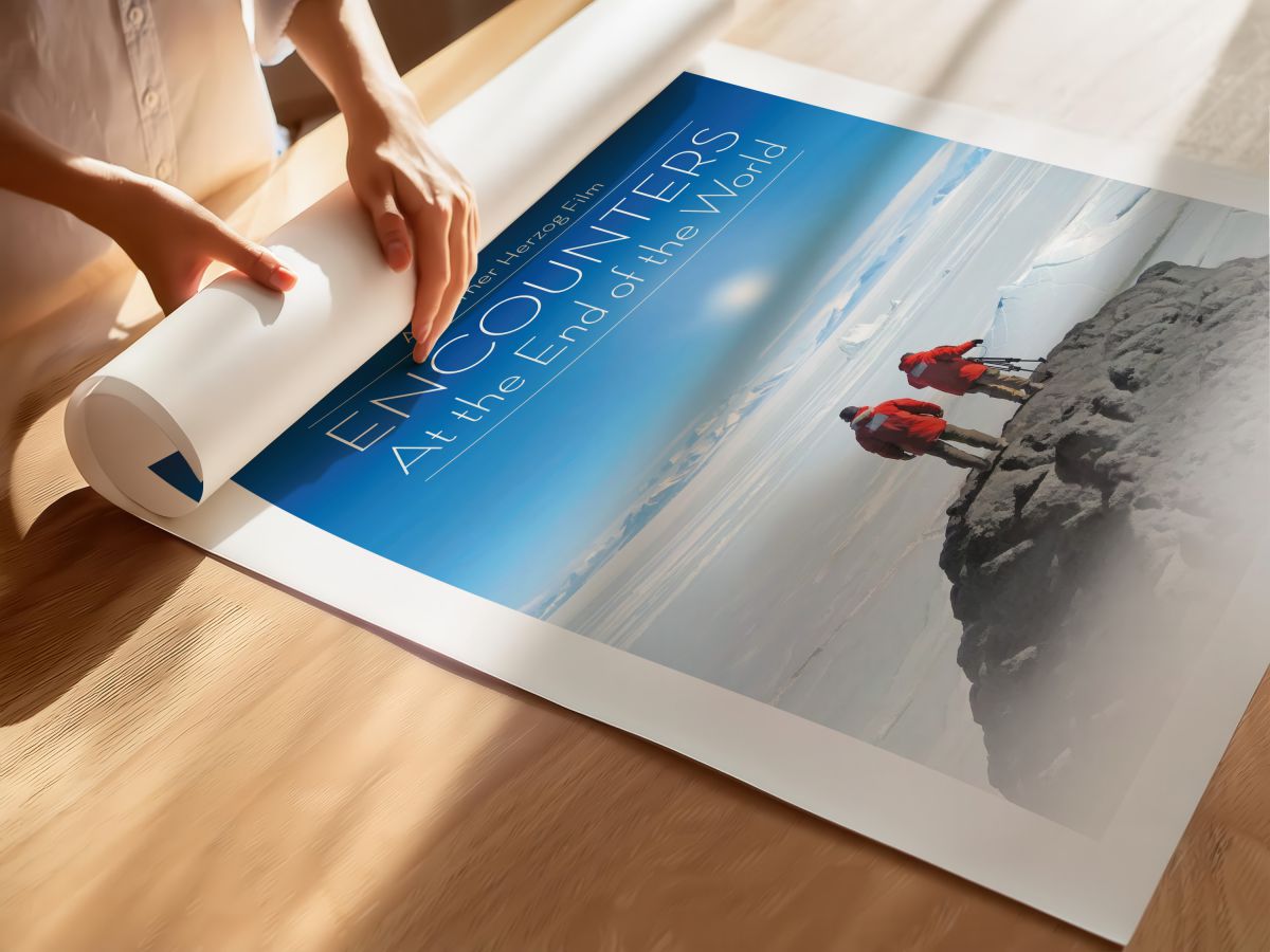 Encounters at the End of the World (2007) Film Posteri, rulo yapılmış çerçevesiz poster