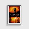 Fireproof film posteri, siyah çerçeveli tablo