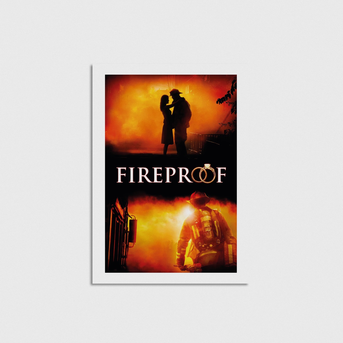Fireproof film posteri, çerçevesiz poster