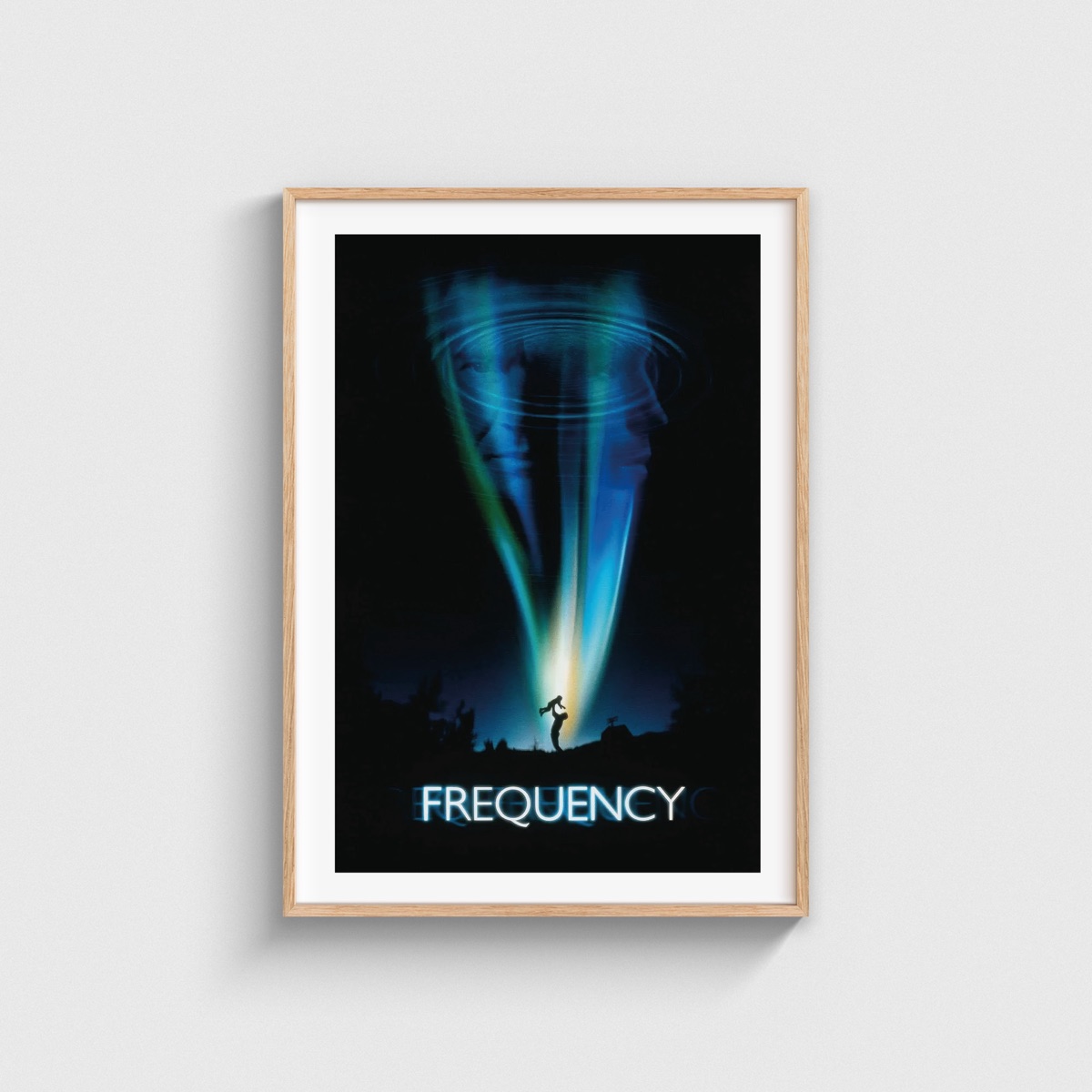 Frequency film posteri, ahşap çerçeveli tablo