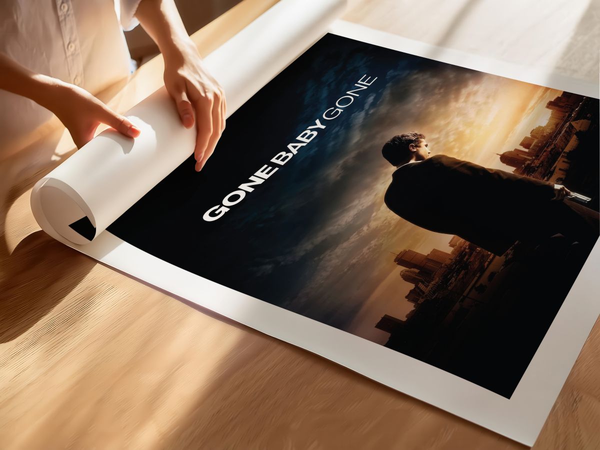 Gone Baby Gone (2007) Film Posteri, rulo yapılmış çerçevesiz poster