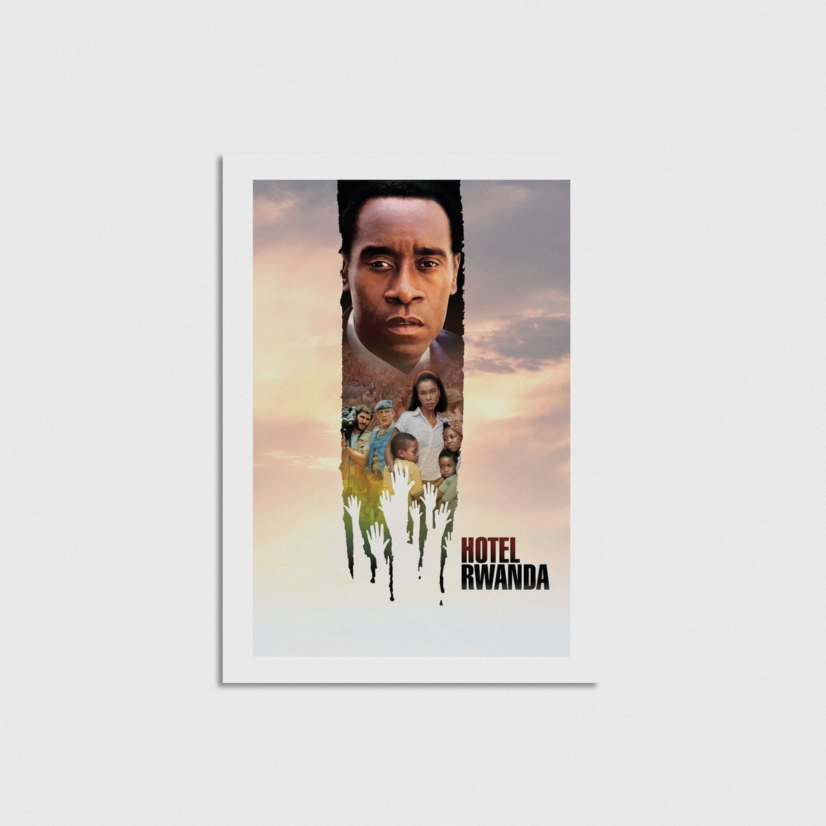 Hotel Rwanda film posteri, çerçevesiz poster