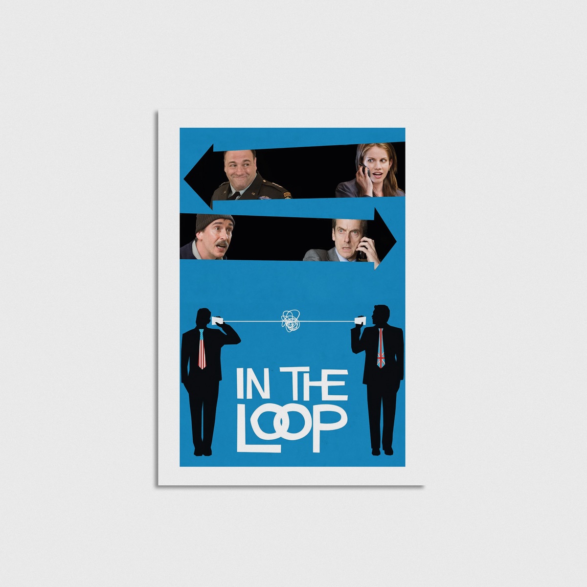 In the Loop film posteri, çerçevesiz poster